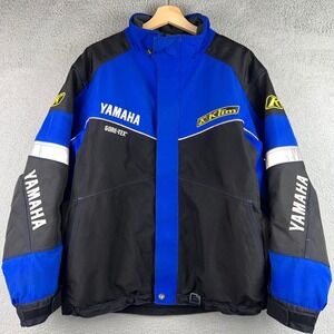 Klim Yamaha Gore-Tex Snowmobile Jacket Blue Black Mens Thinsulate Insulated